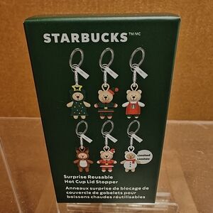 Starbucks Holiday Hot Cup Bearista Lid Stoppers